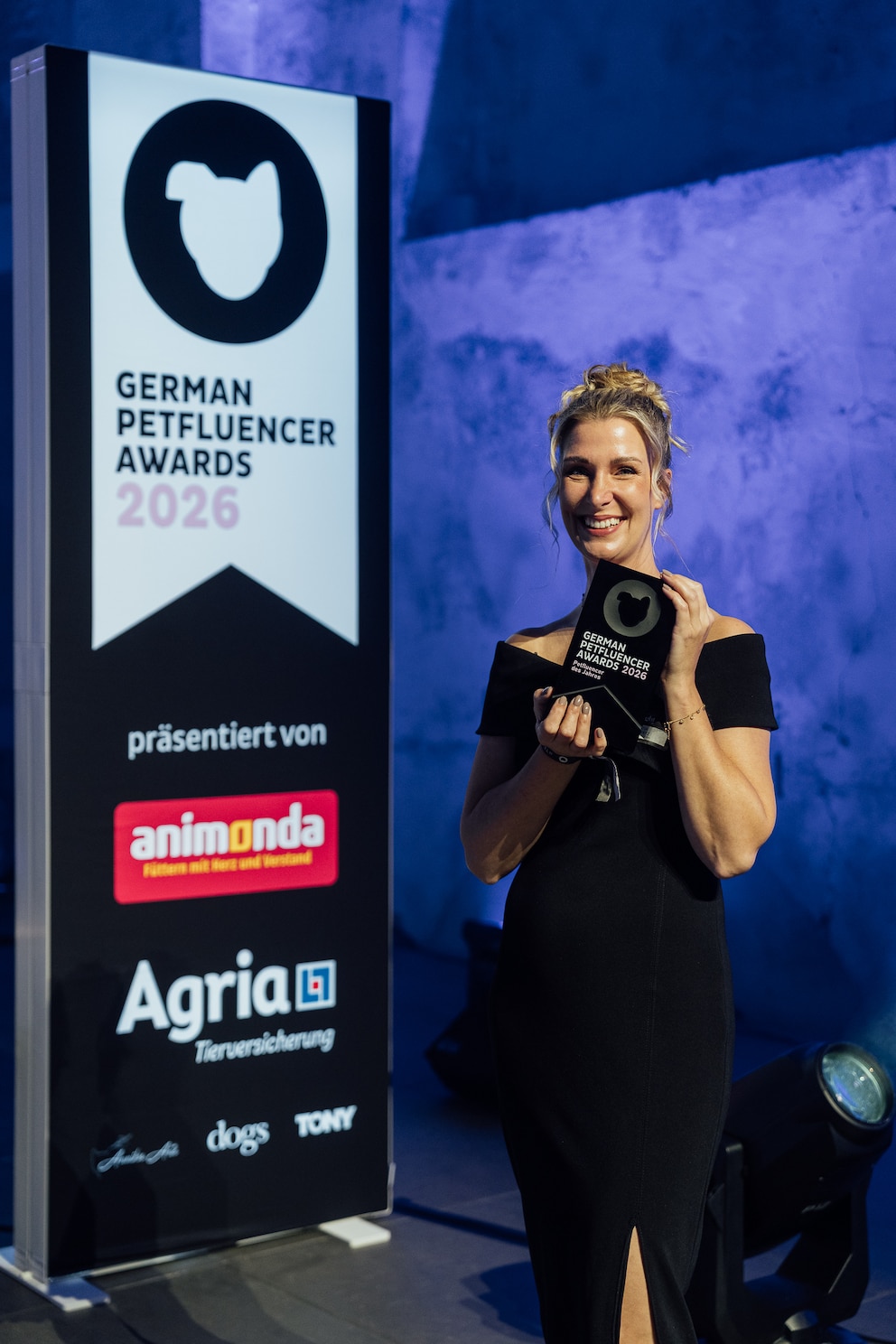 Katja Robertz ist die Petfluencerin des Jahres im Team Dogs