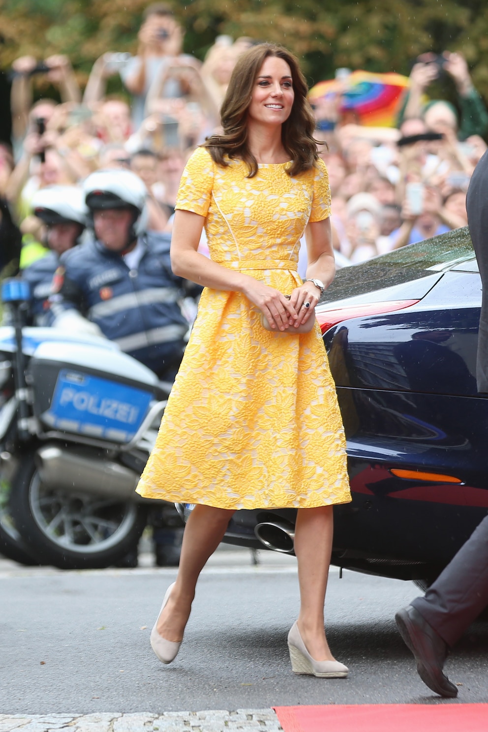 Elegant und sommerlich: Kate findet in Heidelberg zu alter Form zurück