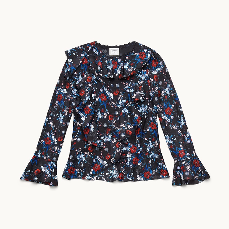 Bluse mit Blumen, Erdem x H&M