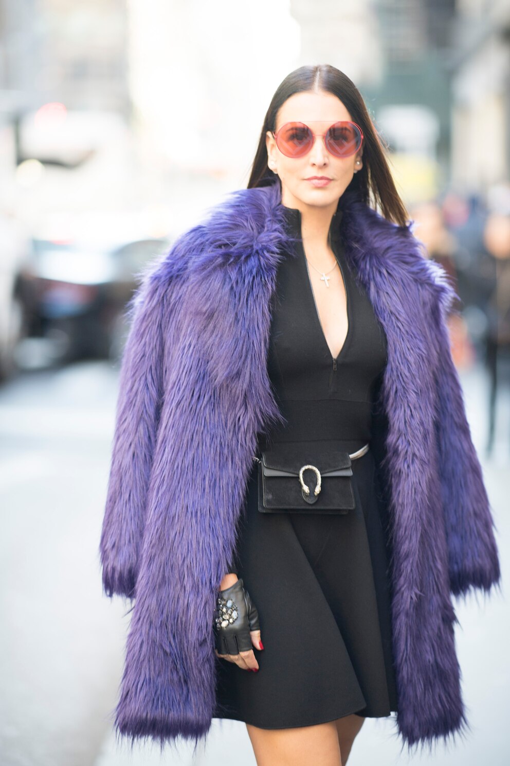 Street Style Trendfarbe Ultra Violet