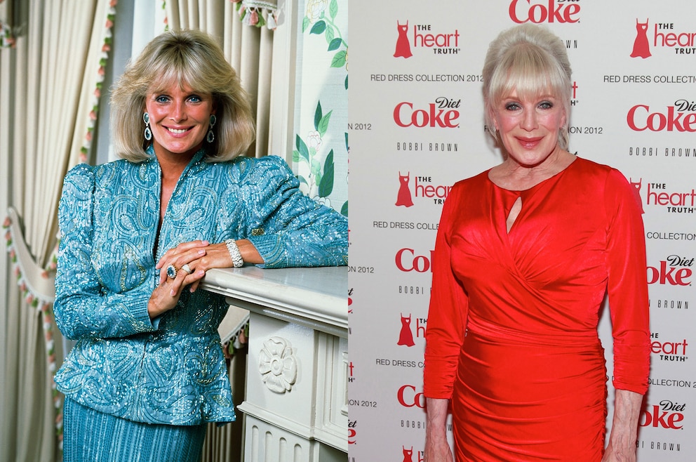 Linda Evans 1983 und 2012