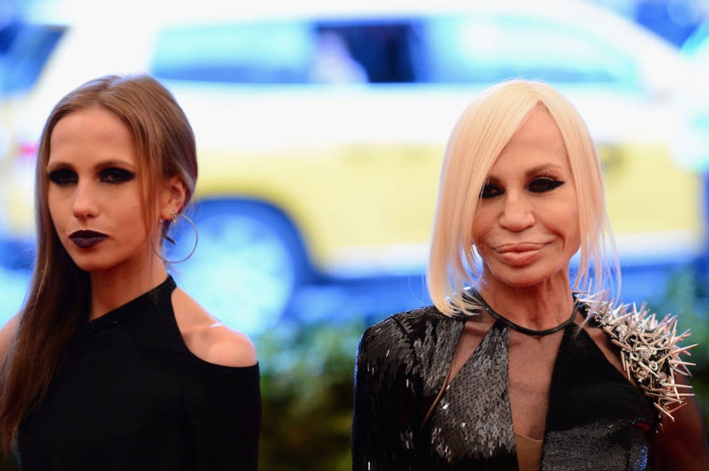 Allegra Beck und Donatella Versace 2013