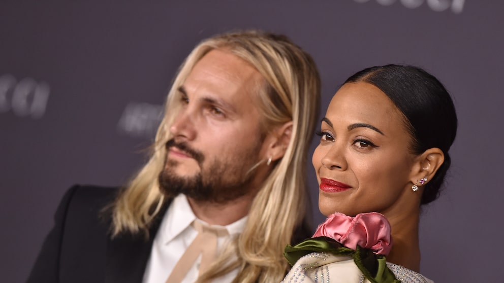Zoe Saldana und ihr Mann Marco Perego