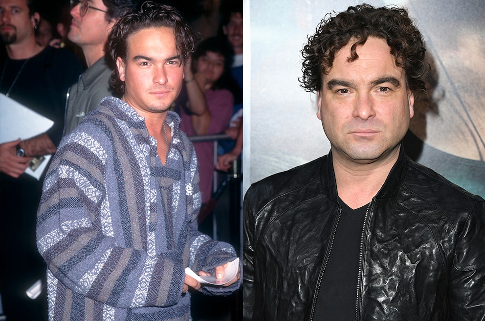 Johnny Galecki 1995 und 2018