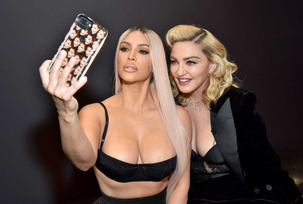 Kim Kardashian und Madonna