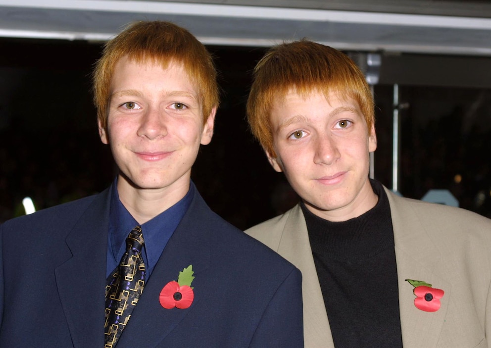 James und Oliver Phelps 2001