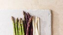 Spargel in verschiedenen Farben