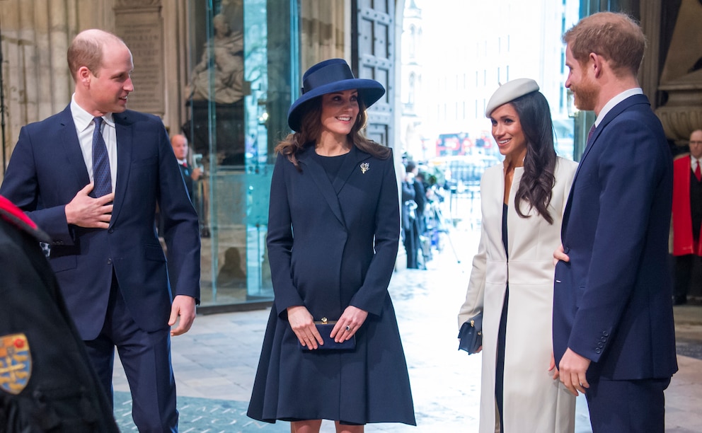 Prinz William, Kate, Meghan Markle, Prinz Harry