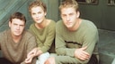 Scott Foley, Keri Russel und Scott Speedman, Stars der Serie „Felicity“