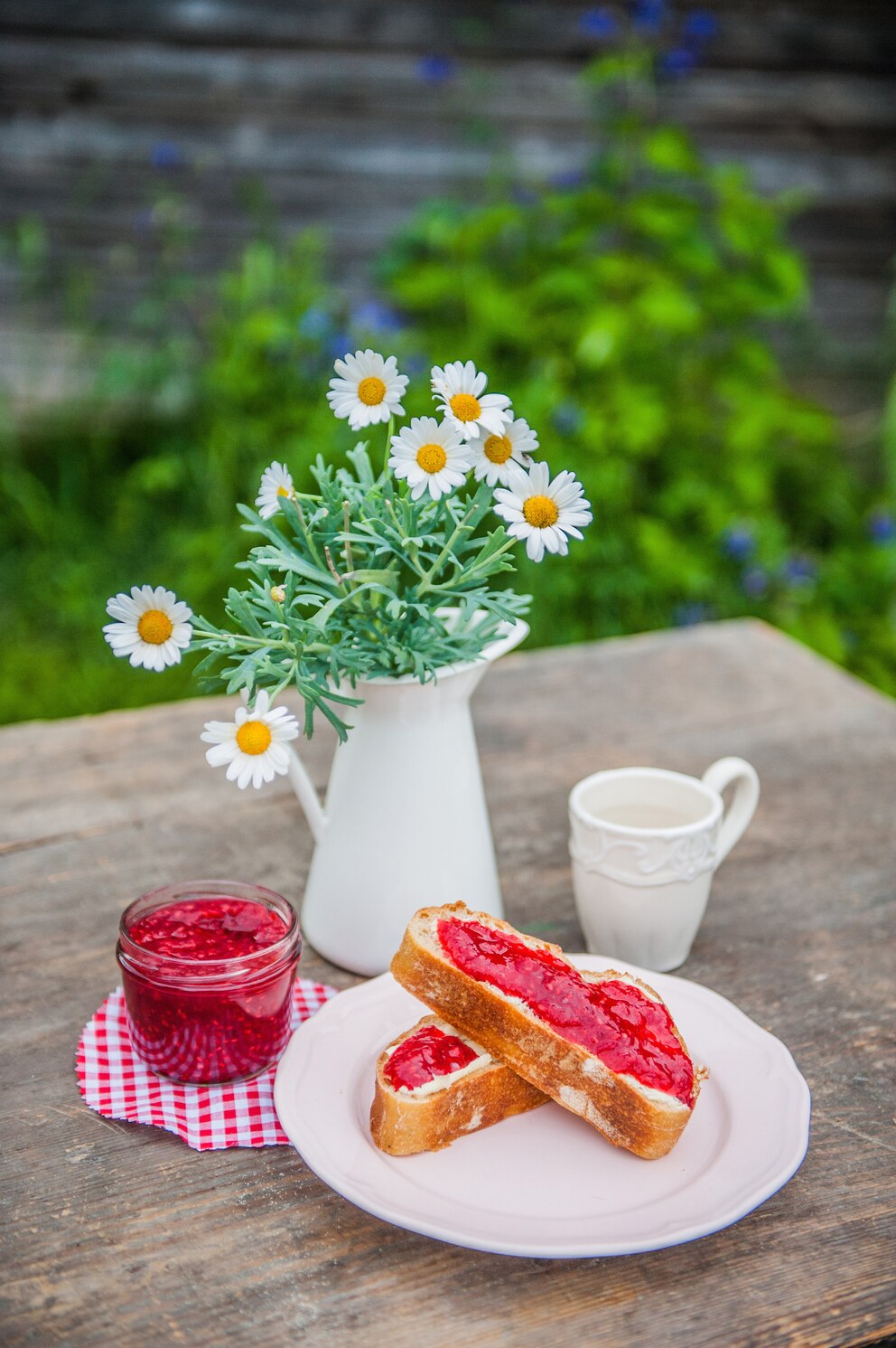 Brot mit Marmelade