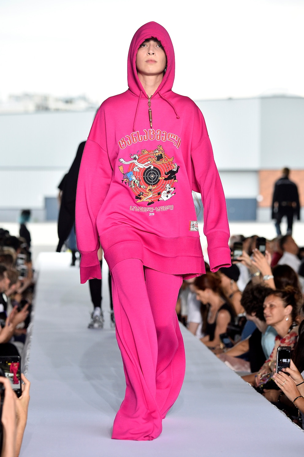 Vetements Pink Suit Haute Couture