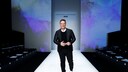 Designer Guido Maria Kretschmer nach seiner Show auf der Mercedes-Benz Fashion Week 2018 in Berlin