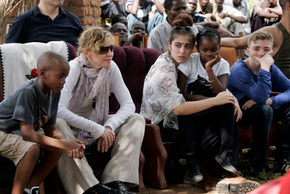 Popstar Madonna in Malawi