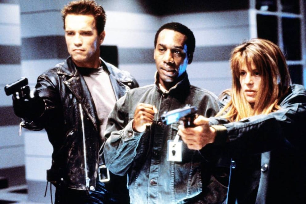 Linda Hamilton und Arnold Schwarzenegger in Terminator