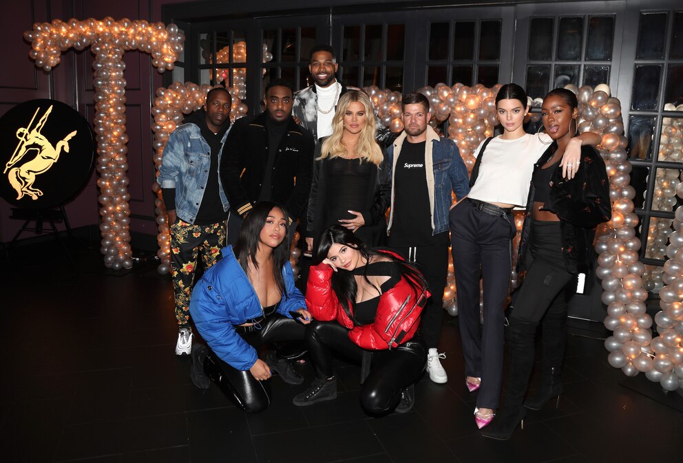 Jordyn Woods zu Gast bei Tristan Thompsons Geburtstagsfeier 2018