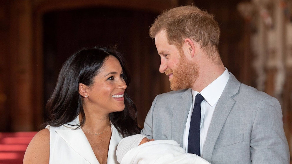 Meghan und Harry mit Baby