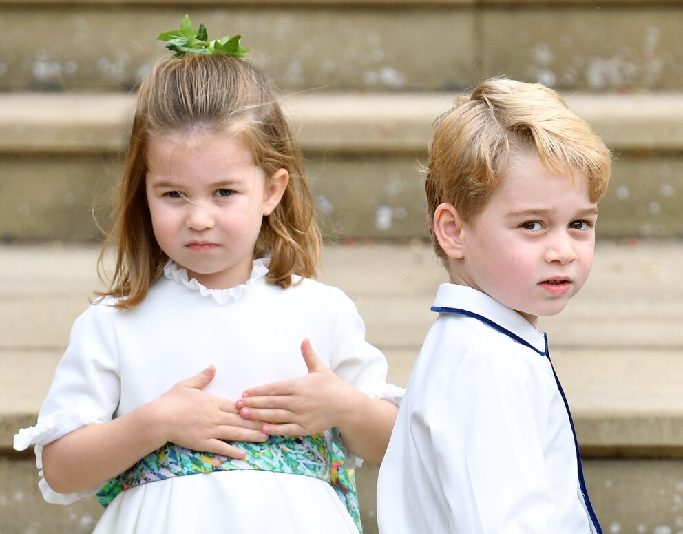 Prinzessin Charlotte und ihr Bruder, Prinz George