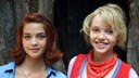 Lina Larissa Strahl (r.) und Lisa-Marie Koroll
