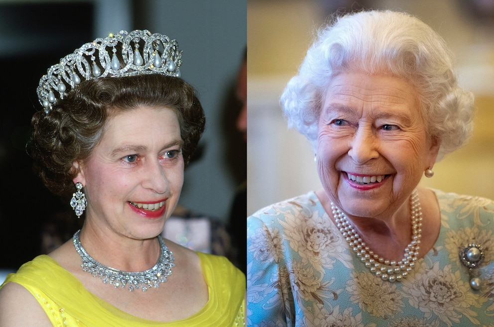 Queen Elizabeth II. 1978 und 2019