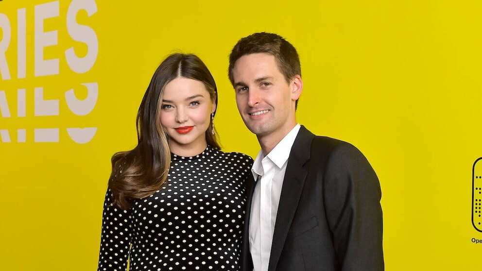 Miranda Kerr und Ehemann Evan Spiegel
