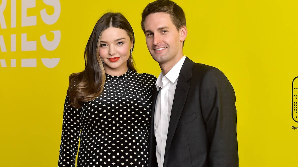 Miranda Kerr und Ehemann Evan Spiegel