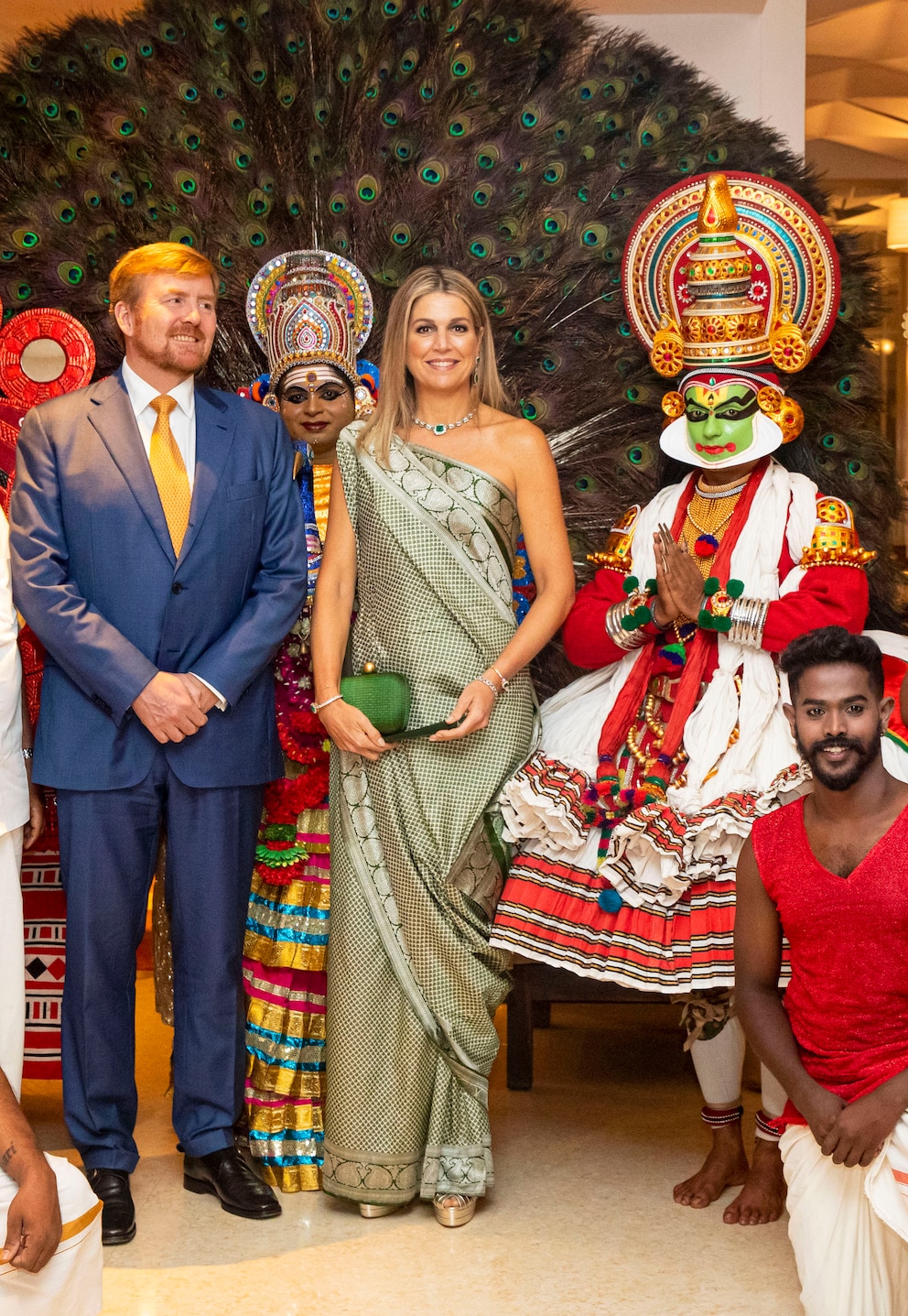 König Willem Alexander und Máxima der Niederlande in Indien