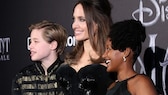 Angelina Jolie mit ihren Töchtern Shiloh und Zahara