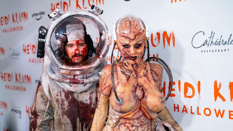 Heidi Klum und Tom Kaulitz auf Heidis Halloween Party 2019