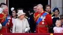 Royal-Family auf dem Balkon