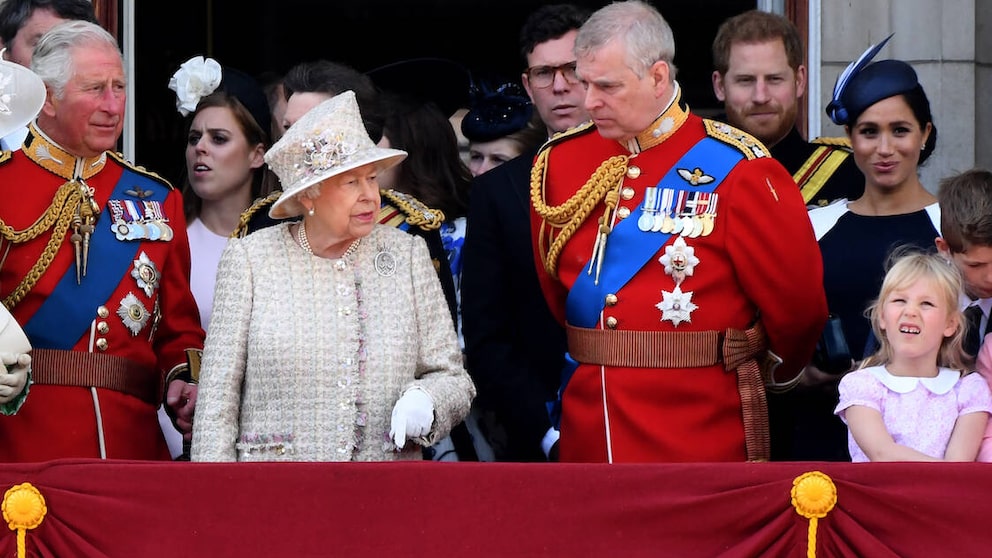 Royal-Family auf dem Balkon