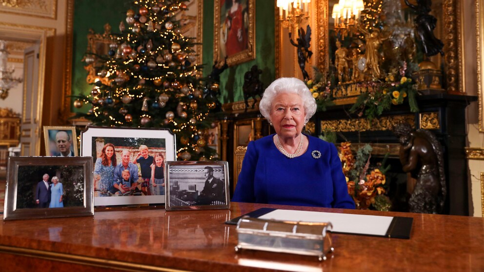 Queen Elizabeth bei ihrer Ansprache