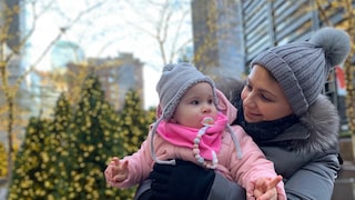 Alida Kurras mit ihrer Tochter