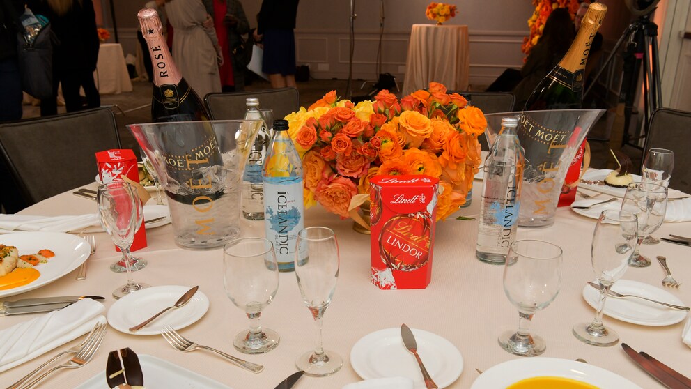 Dinner Tisch bei den Golden Globes