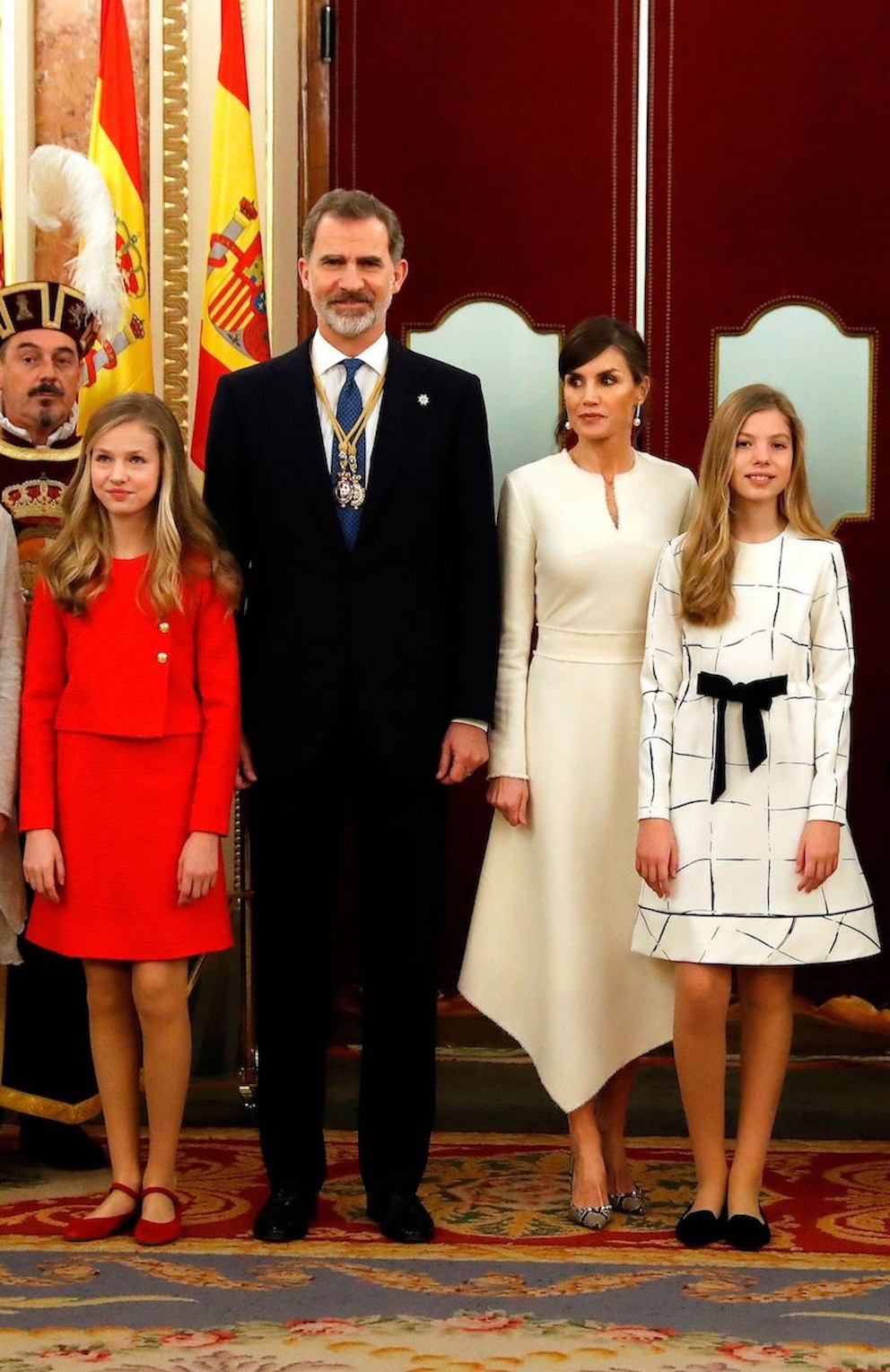 Die spanische Königsfamilie: Leonor, Felipe, Letizia und Sofia