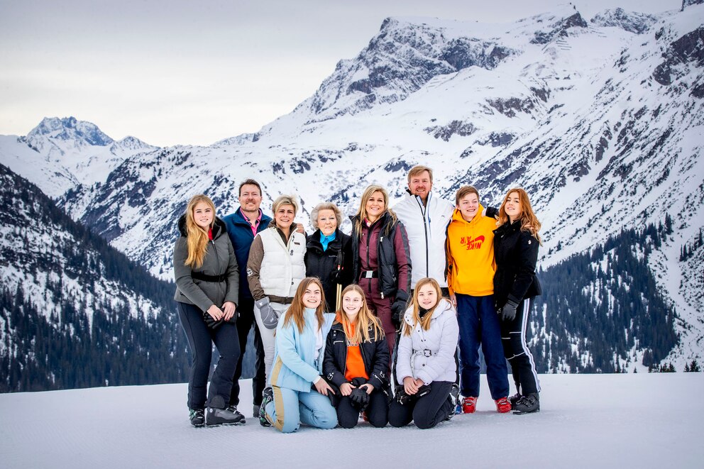 Gruppenbild dre niederländischen Royals