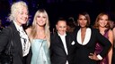 Ellen Von Unwerth, Heidi Klum, Donna Karan and Iman attend the 2020 amfAR New York Gala