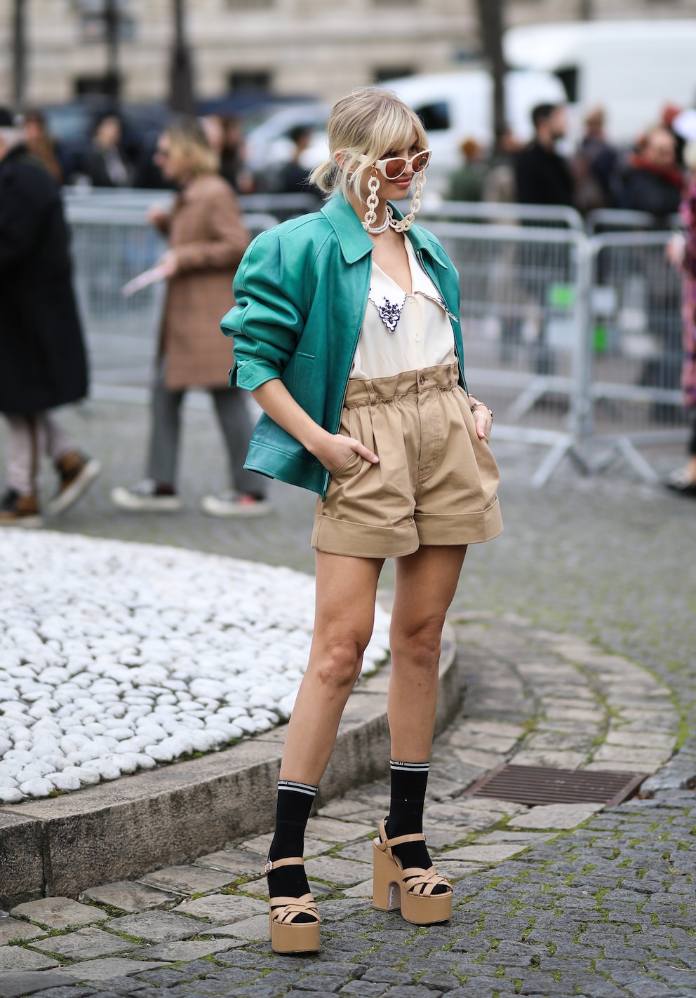 Street Style Xenia Adonts Paris Fashion Week