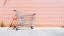 leerer Einkaufswagen