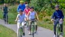 Belgiens Königsfamilie beim Radeln