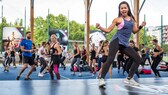 Fernanda Brandao beim FITBOOK Move Jam