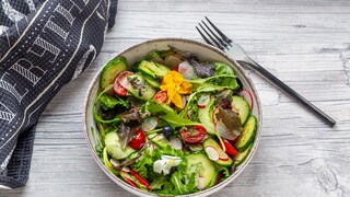 Schüssel mit Salat