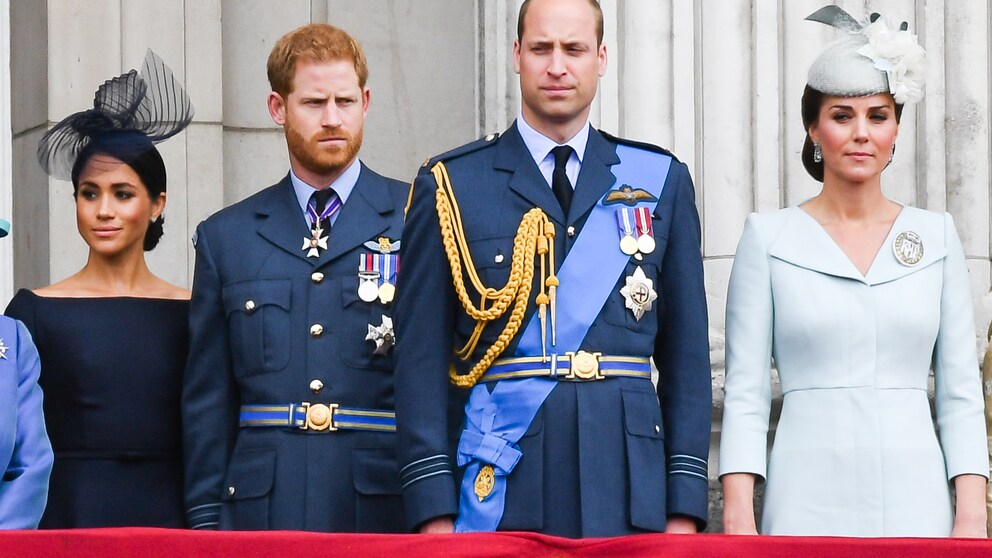 Meghan, Harry, William und Kate