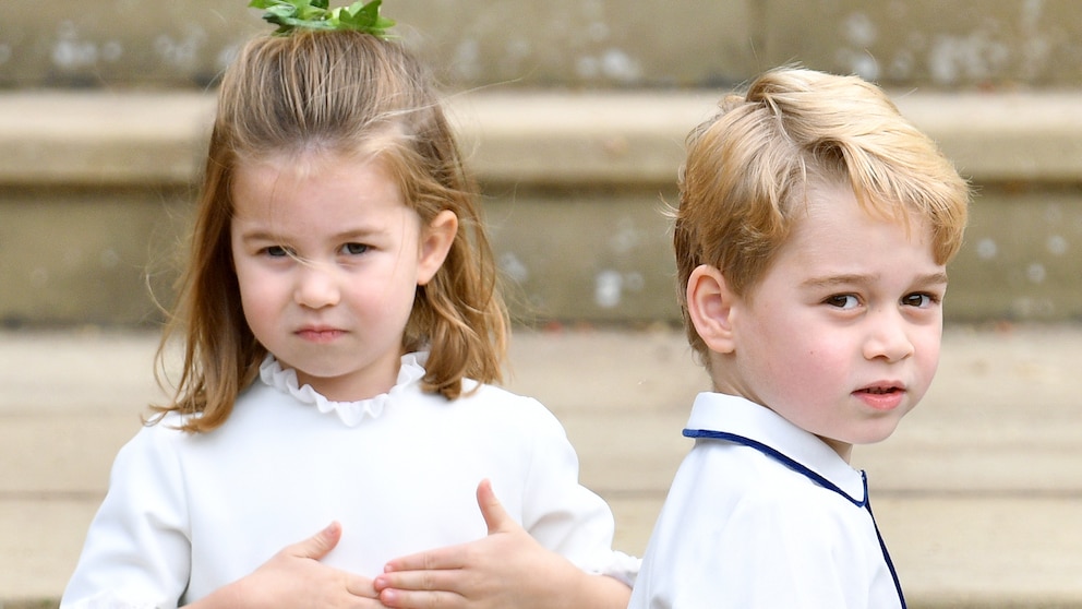 Mini-Royals Charlotte und George