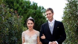 Leka und Elia Zaharia von Albanien