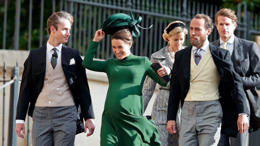 Pippa Middleton mit ihrem Mann James (l.) und ihrem Bruder James