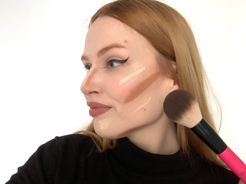 Frau mit Contouring