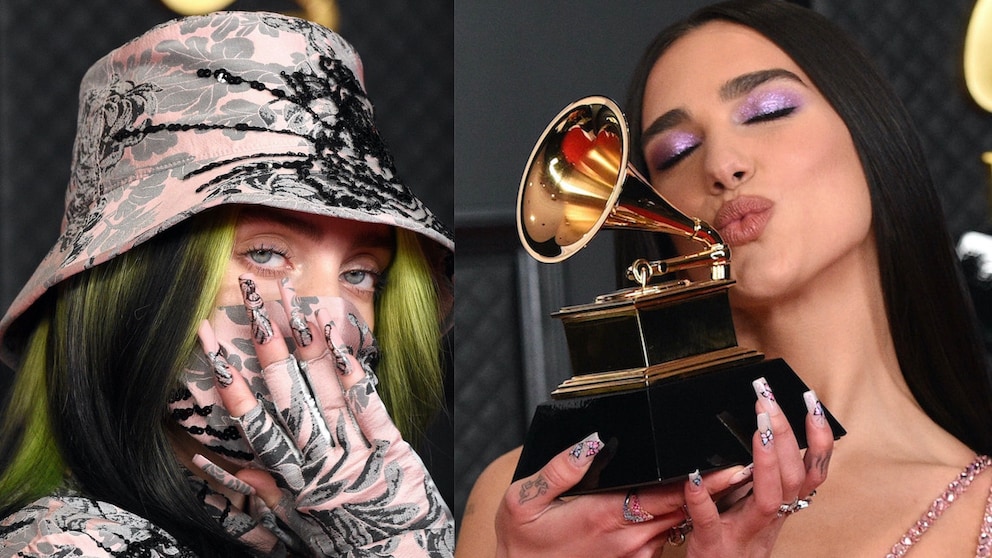 Billie Eilish und Dua Lipa