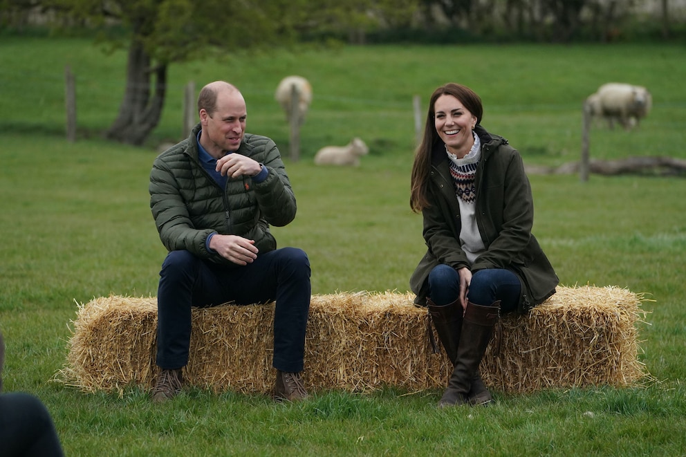 William &amp; Kate auf der Schaffarm