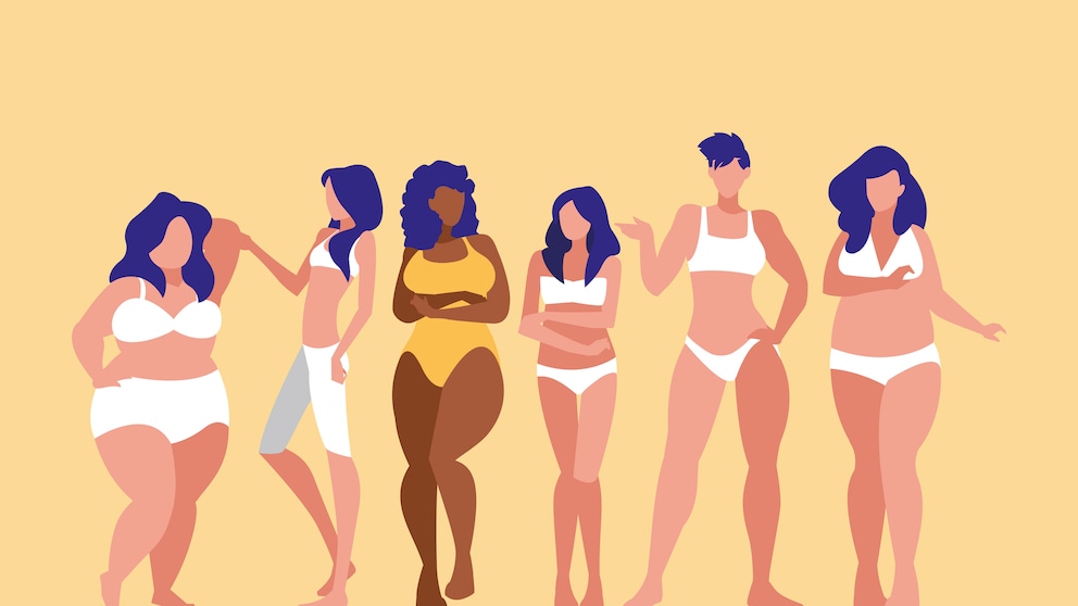 Illustration von verschiedenen Frauen