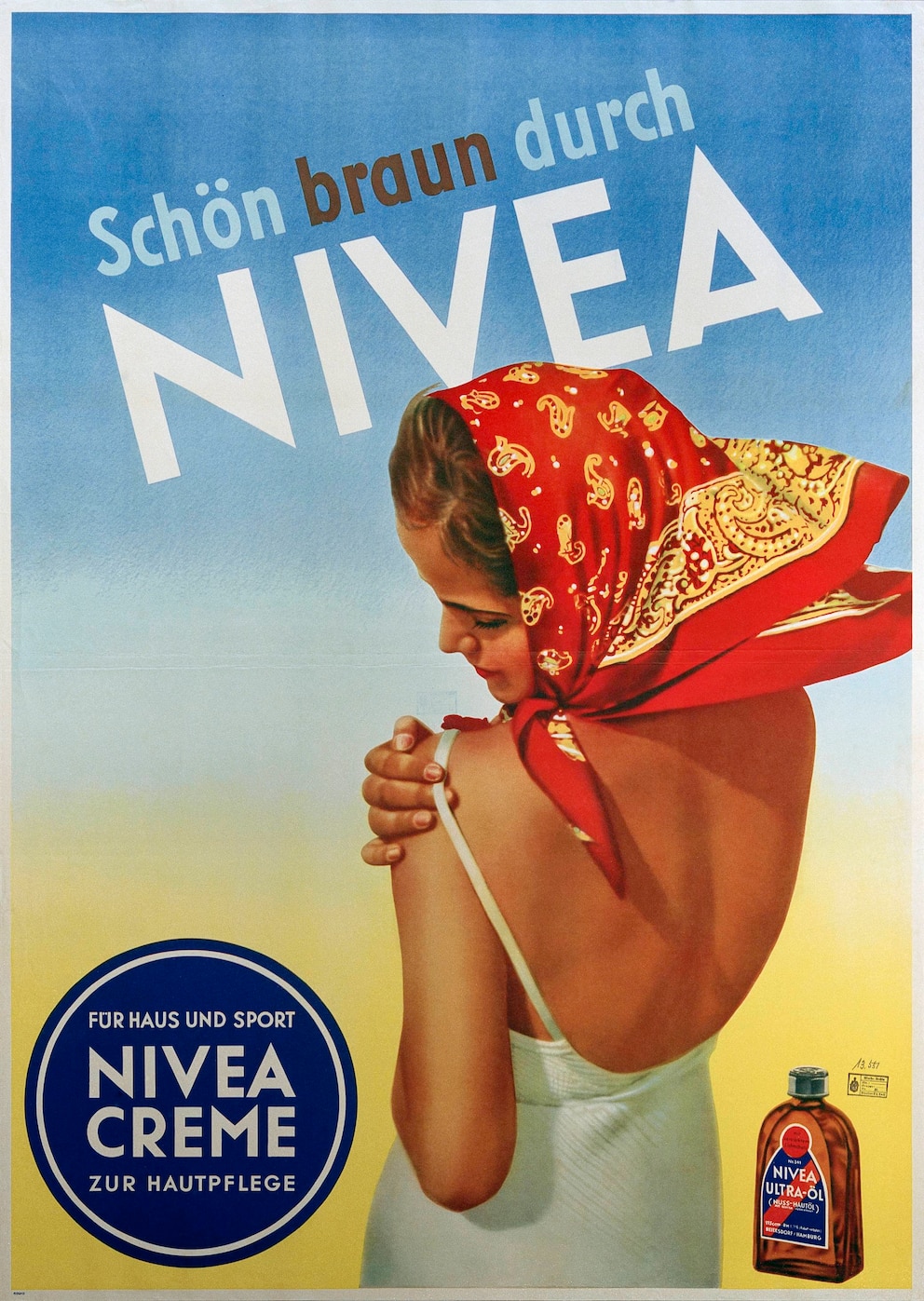 Werbeplakat von Nivea